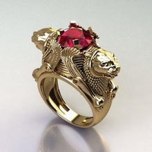 ring 53 jewelry diamond ringwithstone jewellery silver gold 3dprint fashion printable flowerring cuttingring cut art ringset man woman lion statue sculpture 3d print model - Mito3D