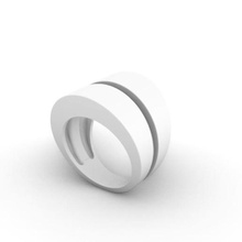 anillo de 7 la joyería gran tamaño signet industrial 3d print model - Mito3D