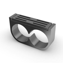 ring 9 Schmuck Industrie minimalistisch edgy groß 3d print model - Mito3D