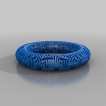 ring asian pattern art sculptures 3d print model - Mito3D