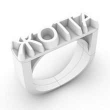 ring ass jewelry 2022 3d print model - Mito3D