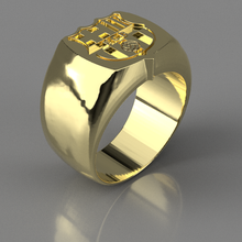 ring barcelona jewelry 3d print model - Mito3D