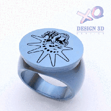 Ring Türsteher Gorilla 3d print model - Mito3D