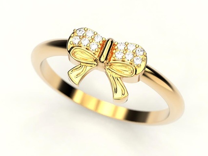 bague arc bijoux impression 3dprinted imprimable anneaux conception bijou d'or mode or prototypage argent femme 3d print model - Mito3D