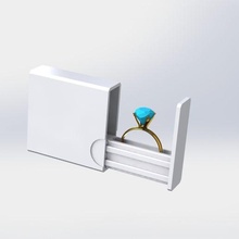 anel caixa caja anillo joalheria noivado 3d print model - Mito3D