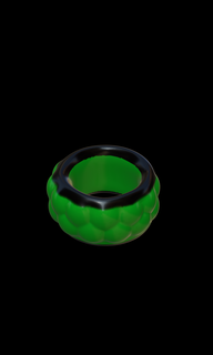 anel borbulhante exterior Projeto bolha joalheria cosplay resina 3d print model - Mito3D