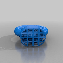 ring caged lion jewelry rings 3d print model - Mito3D
