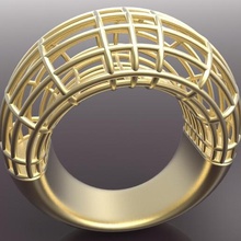 yüzük kafes takı mücevher luifer 3d print model - Mito3D