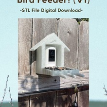 ring camera bird feeder 2 versions included 3d print model - Mito3D