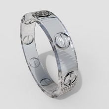 anillo Cartier joyería joya 3d print model - Mito3D
