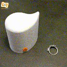 anillo caso funda soltar amor 3 4 anillos 1u joya joyas caja almacenamiento 3d print model - Mito3D