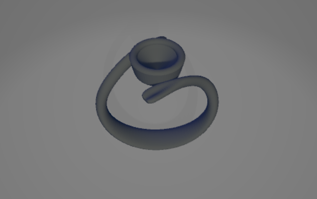 squillare circolare calcolo gioielleria gemma pietre preziose zircone 3D print model - Mito3D