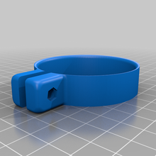 anillo abrazadera tornillo test1 3d print model - Mito3D
