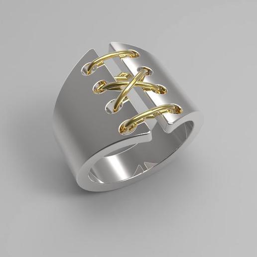 anel de espartilho jóias imprimir desing 3D print model - Mito3D