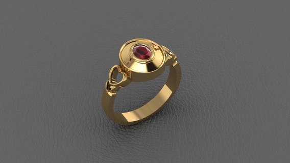 Ring Grad Schmuck Ringe 3d print model - Mito3D