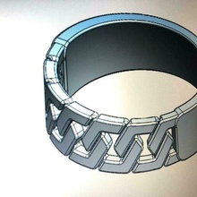 anillo diseño Moda moda Arte herramienta 3d print model - Mito3D