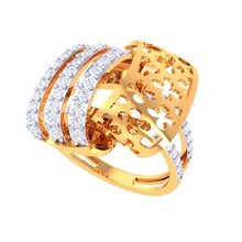 anel de diamante jóias moda-anel anéis ouro modelo prata 3d print model - Mito3D