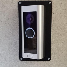 ring doorbell pro 2 - corner kit english eur wall mount wired wiring video videodoorbell 3d print model - Mito3D