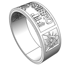 ring engineer jewelry engineering 3d print model - Mito3D