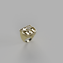 ring fc barcelona jewelry resin sla 3d print model - Mito3D