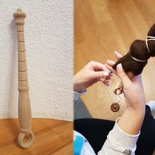 anel de dedo distaff spinnrocken oder fingerkunkel vários hobby a lã madeira girando handspinning handspinner 3d print model - Mito3D