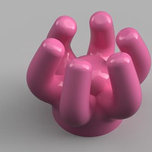 ring Finger Schmuck Halter stand Ringe einfach 3d print model - Mito3D