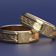 anillo Dios odin joyería joya vikingo medieval oro antiguo señor Valhalla nórdico pagano celtik símbolo cuervo sello plata hombre dedo anillos 3d print model - Mito3D