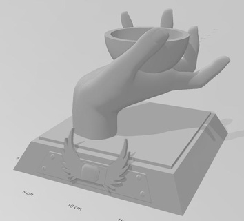 anillo soporte titulares anillos maceta decoración 3d print model - Mito3D