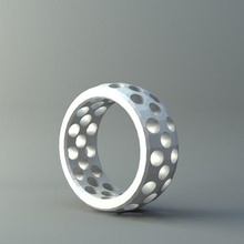 anello di fori gioielli 3d print model - Mito3D