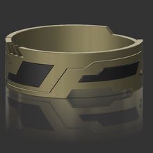 ring inspired cyberpunk jewelry anycubic3d jewel geek 3d print model - Mito3D