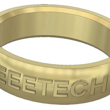 jóia do anel geeetech inscrição jóias 3d print model - Mito3D