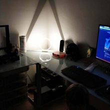 ring lamp led strip desk diy electronics 3d print model - Mito3D