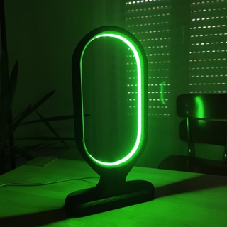 ring lamp dyson futuristic led rgb art deco lifestyle 3d print model - Mito3D