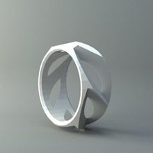 ring latticed 3 jewelry 3d print model - Mito3D