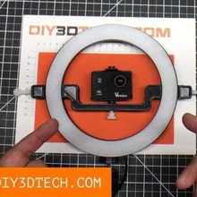 ring light camera mount gadget led lighting video 3d print model - Mito3D