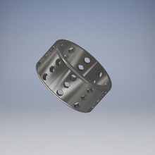 ring los 01 jewelry 3d print model - Mito3D