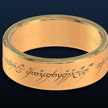 ring lotr jewelry cosplay dragon dragons elvish gandolf gold hobbit lord rings sla 3d print model - Mito3D