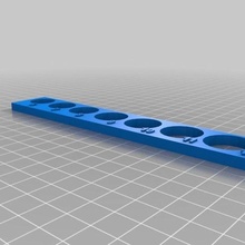 squillare metro attrezzo anelli misurare misurazione misura 3d stampa 3d print model - Mito3D