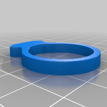 ring modern jewelry rings jewellery 3d print model - Mito3D