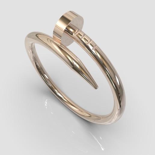 ring nail jewelry art fashion form 3D print model - Mito3D