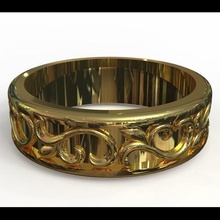 bague ornements bijoux ring 3d print model - Mito3D