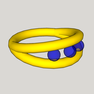 Ring Perle 4mm Ring Perle Schmuck Modus einfach Original 3d print model - Mito3D