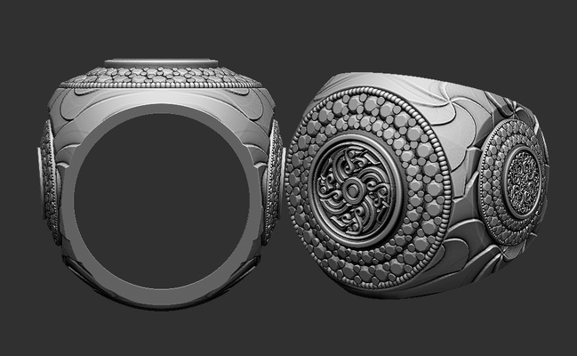 squillare piedras anillo gioielleria arte resina joyeria 3d print model - Mito3D