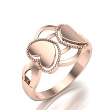 yüzük sade 1 takı mücevher beyler elmas altın gümüş sterlin mücevherler 3d print model - Mito3D