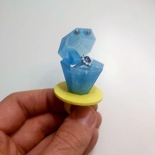 ring pop engagement box jewelry ringpop proposal marriage sweets art 3d print model - Mito3D