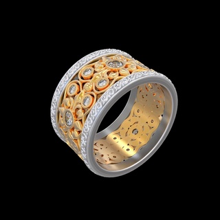 ring r051 Jewelry #jewelry #ring #gold #silver #3dmodel #3dprinting #rhinoceros #zbrush 3d print model - Mito3D