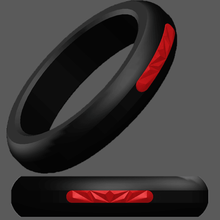 ring red ruby jewelry 3d print model - Mito3D