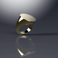 ring base jewelry 3d print model - Mito3D