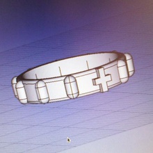 anello rosario moda 3d print model - Mito3D