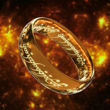 yüzük kural takı Sauron frodo Bilbo Baggins mücevher güç lotr Kral yüzükler Hobbit 3d print model - Mito3D